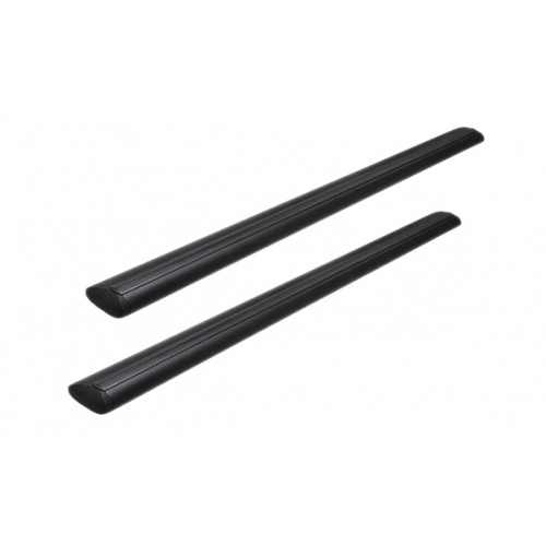 Алюминиевая дуга крыловидный профиль L=1260 Black (2 шт)