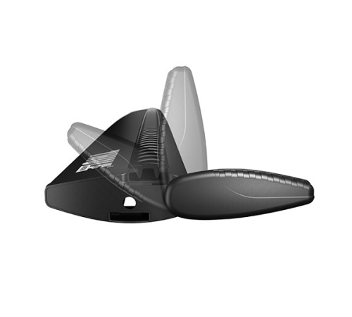 Поперечная дуга THULE 960200 на интегрированные рейлинги на рейлинги на гладкую крышу на водостоки в штатные места