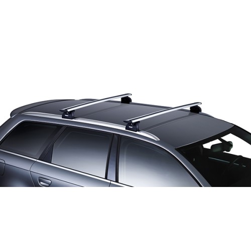 Поперечная дуга THULE 960100 на интегрированные рейлинги на рейлинги на гладкую крышу на водостоки в штатные места