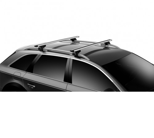 Поперечная дуга THULE 711100 на рейлинги на интегрированные рейлинги на гладкую крышу на водостоки в штатные места